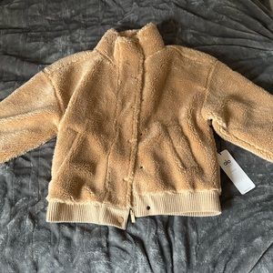 Alo yoga Sherpa Varsity Jacket